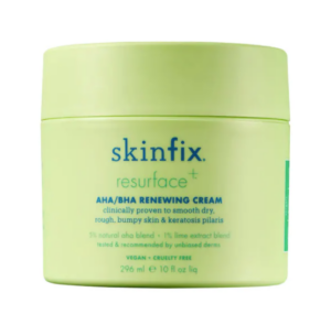Skinfix resurface body lotion AHA and BHA renewing cream